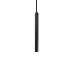 IDEAL LUX Κρεμαστό Φωτιστικό ULTRATHIN LED 11.5W 3000K Μαύρου Χρώματος – 194202
