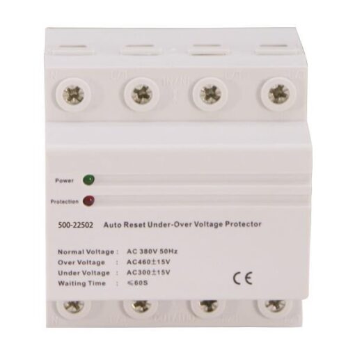 ΕΠΙΤΗΡΗΤΗΣ ΤΑΣΗΣ ΤΡΙΦΑΣΙΚΟΣ 63Α 4P 300-460V EUROLAMP – 500-22502