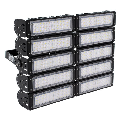 GloboStar® GOLIATH 90104 LED Προβολέας Γηπέδου – Φωτιστικό Tunnel 500W 80000LM 75°*135° AC 100-277V IP65 –  Ψυχρό Λευκό 5000K – MeanWell Driver & LumiLEDs Chip – 5 Years Warranty