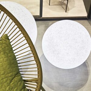 IDEAL LUX Φωτιστικό Δαπέδου Κήπου DORIS 1xE27 IP44 Λευκού Χρώματος – 195483