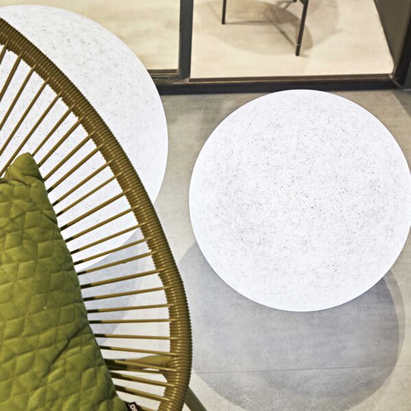 IDEAL LUX Φωτιστικό Δαπέδου Κήπου DORIS 1xE27 IP44 Λευκού Χρώματος – 195483