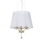 IDEAL LUX Κρεμαστό Φωτιστικό PEGASO 3XE14 Χρυσού Χρώματος – 197715
