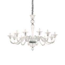 IDEAL LUX Κρεμαστό Φωτιστικό BRIGITTA 12xE14 Διάφανο – 199375