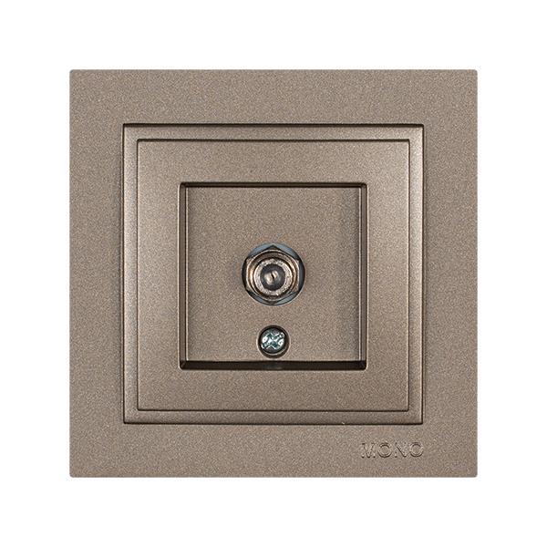 ΠΡΙΖΑ TV F CONNECTOR  LIGHT FUME EUROLAMP – 152-10542