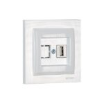ΠΡΙΖΑ USB ΛΕΥΚΗ EUROLAMP – 152-10160