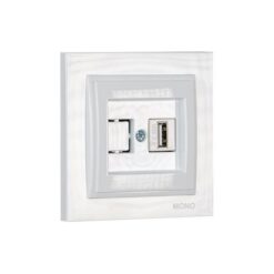 ΠΡΙΖΑ USB ΛΕΥΚΗ EUROLAMP – 152-10160