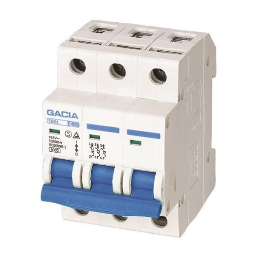 ΑΥΤΟΜΑΤΑΚΙ ΤΡΙΠΟΛΙΚΟ 6A 3P 6ΚΑ GACIA EUROLAMP – 500-43020