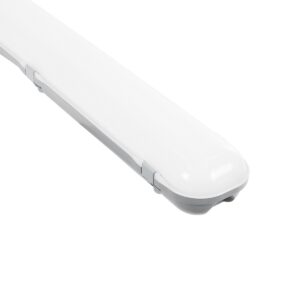 GloboStar® PARKING 61702 LED Γραμμικό Βιομηχανικό Φωτιστικό Tri-Proof 120cm 48W 5760lm 120° AC 220-240V Αδιάβροχο IP67 –  2.4G Smart Group Control System with Microwave Sensor – Μ120 x Π10,5 x Υ8cm – 5000K – 5 Χρόνια Εγγύηση