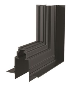 ΓΩΝΙΑ ΧΩΝΕΥΤΗ ΓΙΑ ΜΑΓΝΗΤΙΚΗ ΡΑΓΑ 90 STL-RLC01 ΜΑΥΡΗ EUROLAMP – 145-59910