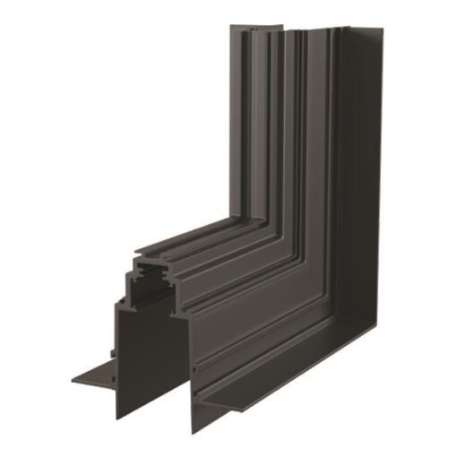 ΓΩΝΙΑ ΧΩΝΕΥΤΗ ΓΙΑ ΜΑΓΝΗΤΙΚΗ ΡΑΓΑ 90 STL-RLC01 ΜΑΥΡΗ EUROLAMP – 145-59910