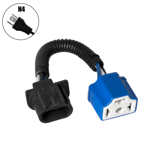 GloboStar® 85551 Αντάπτορας – Μετατροπέας από H13 σε H4 για Jeep Wrangler Μοντέλο JK από 2007 έως 2018