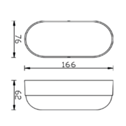 ΦΩΤΙΣΤΙΚΟ ΧΕΛΩΝΑ LED 166x76x42mm 8W 4000K 540lm IP65 ΠΛΑΣΤΙΚΟ ΛΕΥΚΟ SEASIDE UNIVERSE – 1-U008303