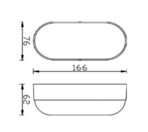 ΦΩΤΙΣΤΙΚΟ ΧΕΛΩΝΑ LED 166x76x42mm 8W 4000K 540lm IP65 ΠΛΑΣΤΙΚΟ ΛΕΥΚΟ SEASIDE UNIVERSE – 1-U008303