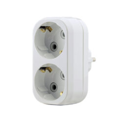 ADAPTOR ΣΟΥΚΟ 2ΠΛΟΣ ΚΑΘΕΤΟ 16Α MAKEL – 2-M10031