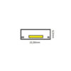FLAT 90 TAINIA LED SMD 8.2W 3000K 220-240V 1150lm 120° IP65 DIMMABLE UNIVERSE – 2-U011167