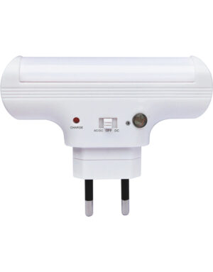 ΦΩTAKI ΝΥΚΤΟΣ LED SMD 1W 6500K 230V ΜΕ ΑΙΣΘΗΤΗΡΑ ΦΩΤΟΣ ΚΑΙ ΜΠΑΤΑΡΙΑ Li-ion ΣΥΝΕΧΟΥΣ & ΜΗ ΣΥΝΕΧΟΥΣ ΛΕΙΤΟΥΡΓΙΑΣ UNIVERSE – 2-U005296