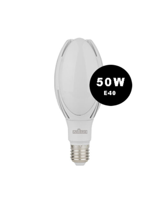 ΛΑΜΠΑ LED S2 50W E40 6500K 100-240V 5500lm 330° UNIVERSE – 2-U006064