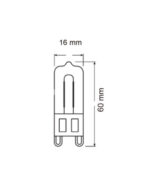 ΛΑΜΠΑ LED COB G9 GLASS 5W 3000K 220-240V 500lm UNIVERSE – 2-U006477