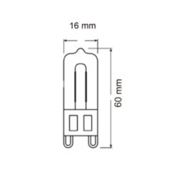 ΛΑΜΠΑ LED COB G9 GLASS 5W 3000K 220-240V 500lm UNIVERSE – 2-U006477