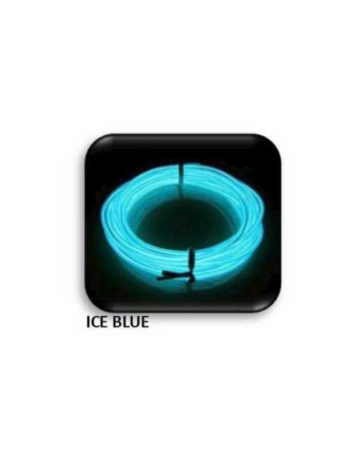 NEON FLUORESCENT LIGHT ICE BLUE 3m ΜΕ ΤΡΟΦΟΔΟΤΙΚΟ ΜΠΑΤΑΡΙΑΣ (2ΧΑΑ not icl.) UNIVERSE – 2-U011082