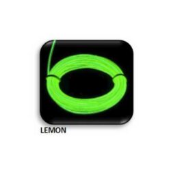 NEON FLUORESCENT LIGHT LEMON 3m ΜΕ ΤΡΟΦΟΔΟΤΙΚΟ ΜΠΑΤΑΡΙΑΣ (2ΧΑΑ not icl.) UNIVERSE – 2-U011105