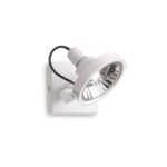 IDEAL LUX Πλαφονιέρα Οροφής GLIM 1xGU10 Λευκού Χρώματος – 200194