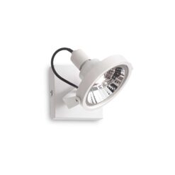 IDEAL LUX Πλαφονιέρα Οροφής GLIM 1xGU10 Λευκού Χρώματος – 200194