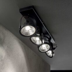 IDEAL LUX Πλαφονιέρα Οροφής GLIM 4xGU10 Λευκού Χρώματος – 200217