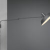 Φωτιστικό Τοίχου Trio Lighting   E27 Μαύρο Ματ Μεταλλικό    200300132