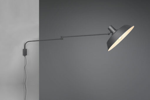 Φωτιστικό Τοίχου Trio Lighting   E27 Μαύρο Ματ Μεταλλικό    200300132