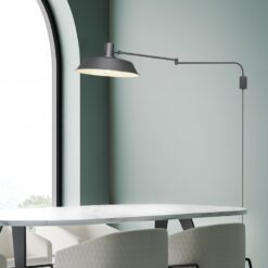 Φωτιστικό Τοίχου Trio Lighting   E27 Μαύρο Ματ Μεταλλικό    200300132