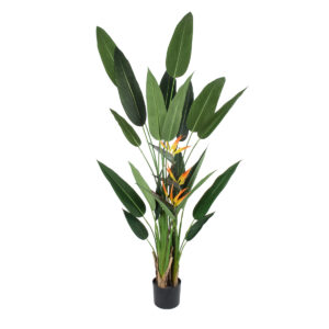 GloboStar® Artificial Garden STRELITZIA REGINAE 20033 Τεχνητό Διακοσμητικό Φυτό Στρελίτσια – Πουλί του Παραδείσου Υ180cm
