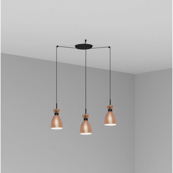 ΚΡΕΜΑΣΤΟ ΦΩΤΙΣΤΙΚΟ RETRO ΧΑΛΚΟΥ 3L            FARO – 20046-3L