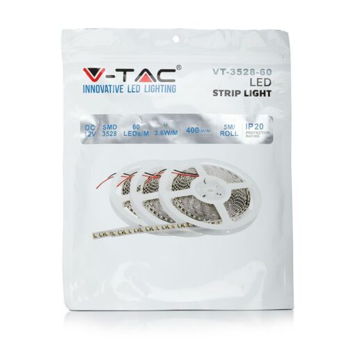 LED Ταινία 3.6W V-TAC Dimmable 400lm/m Ψυχρό Λευκό 6400K 5 Μέτρα – 212005