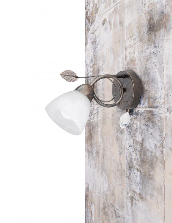 Φωτιστικό Τοίχου Trio Lighting   E14 Σκουριά Αντικέ Μεταλλικό    200700128