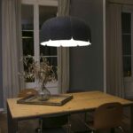 ΚΡΕΜΑΣΤΟ ΦΩΤΙΣΤΙΚΟ MUTE  ΣΚΟΥΡΟ ΓΚΡΙ LED 24W 3000K 2500lm FARO – 20101DA