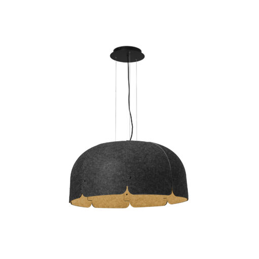 Faro Barcelona MUTE Κρεμαστό Φωτιστικό Γκρι Χρώματος, Step Dimmable, Ηχομόνωση LED 4000K 24W – 20104DA