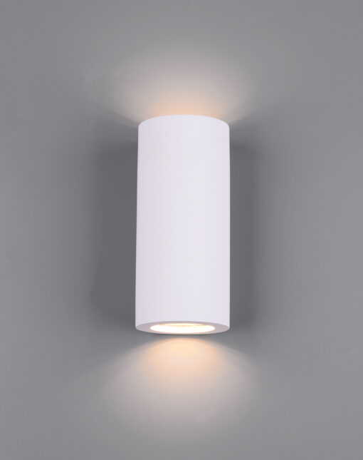 Φωτιστικό Τοίχου Trio Lighting   2xGU10 Λευκό Γύψινο    201100201