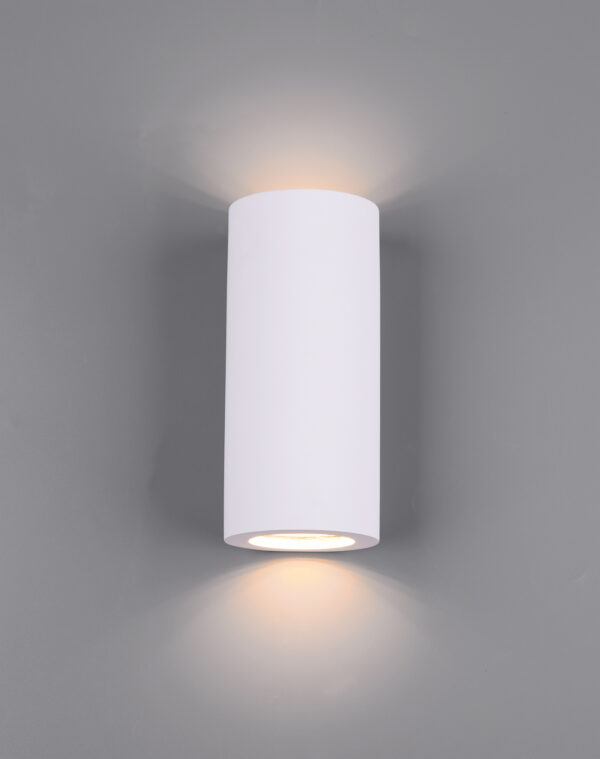 Φωτιστικό Τοίχου Trio Lighting   2xGU10 Λευκό Γύψινο    201100201