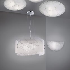Φωτιστικό Τοίχου Trio Lighting   E27 Λευκό Γυαλί    201200100
