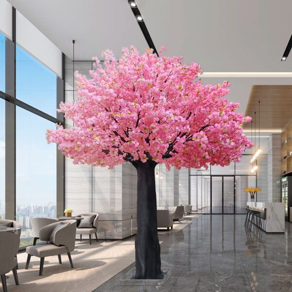 GloboStar® Artificial Garden CHERRY PRUNUS BLOSSOM TREE 20164 Τεχνητό Διακοσμητικό Δέντρο Άνθος Κερασιάς Προύμνη Υ340cm