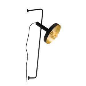 Faro Barcelona WHIZZ Black/golden table lamp E27   – 20165-95