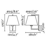 Faro Barcelona FRAME Matt Επιτοίχιο Φωτιστικό, Νικελ Μπεζ Χρώματος – 20170-02