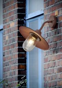 Φωτιστικό Τοίχου Trio Lighting   E27 Σκουριά Αλουμίνιο   IP44 201760124