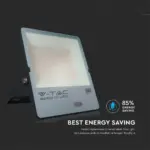 LED Προβολέας με Αισθητήρα Νύχτας-Μέρας 200W Μαύρος V-TAC Pro Samsung Chip IP65 100° 20000lm Φυσικό 4000K – 20182