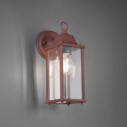 Φωτιστικό Τοίχου Trio Lighting   E27 Σκουριά Αλουμίνιο   IP23 201960124