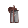 Φωτιστικό Τοίχου Trio Lighting   E27 Σκουριά Αλουμίνιο   IP23 201960124