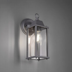 Φωτιστικό Τοίχου Trio Lighting   E27 Ανθρακί Αλουμίνιο   IP23 201960142