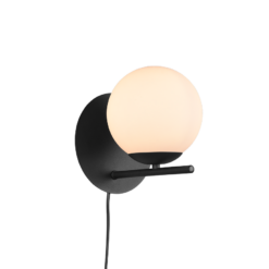 Φωτιστικό Τοίχου Trio Lighting E14 Μαύρο Ματ Μεταλλικό – 202000132
