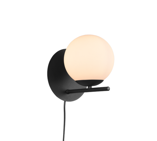 Φωτιστικό Τοίχου Trio Lighting E14 Μαύρο Ματ Μεταλλικό – 202000132